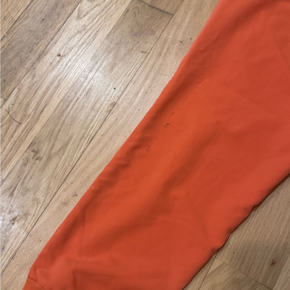 Vibrant Orange Pants- Joggers- large